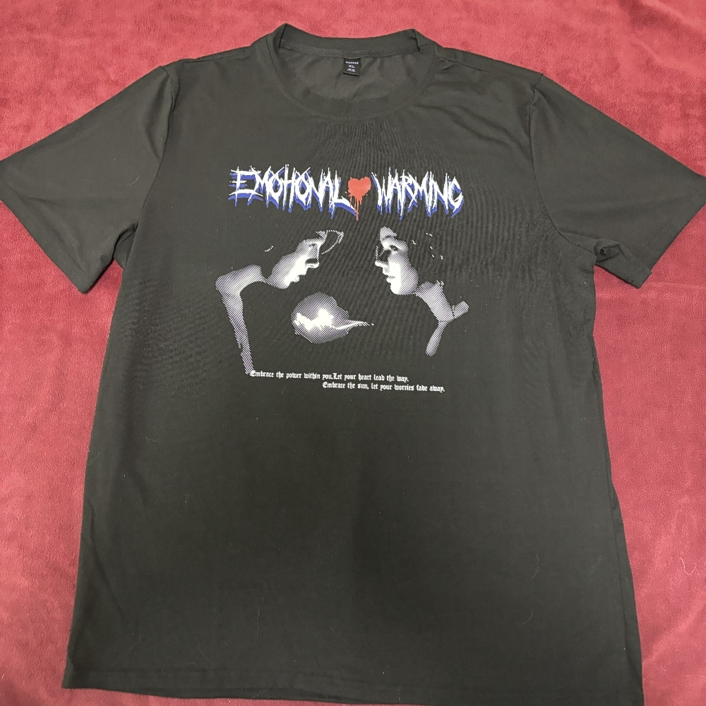 Emotional Warming ROMWE T-shirt - Size XL